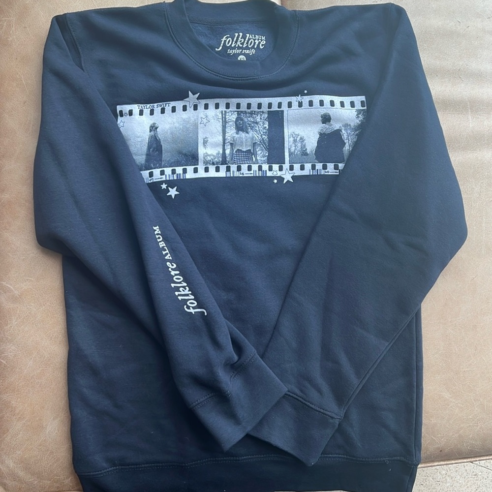 XS Navy Taylor Swift Crew Neck Folklore Sweatshirt